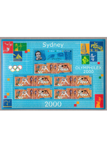 FRANCIA 2000 Olimpiadi Sydney Minifoglio Commemorazione 10 valori 